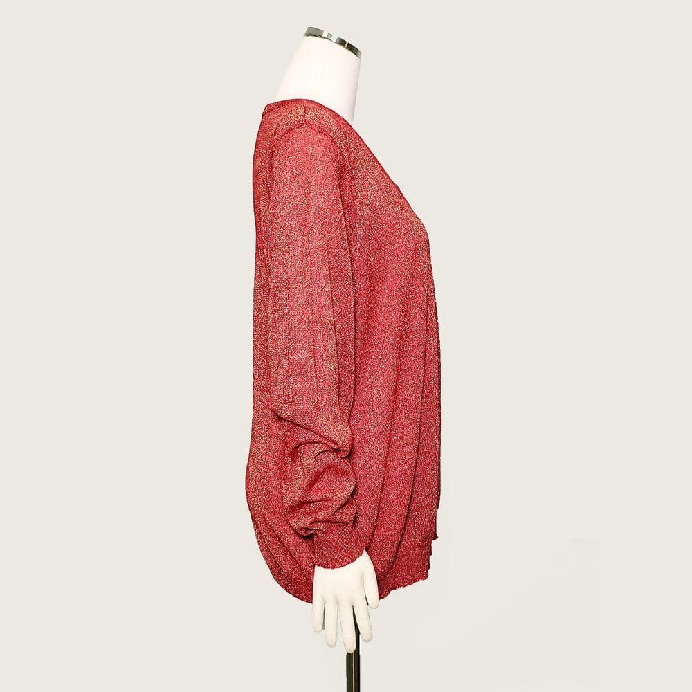 Basic Editions Metallic Cardigan - Picture 3 of 8